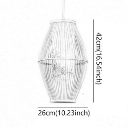 Designer Touch Decorative Classical Handmade Bamboo Pendant Light