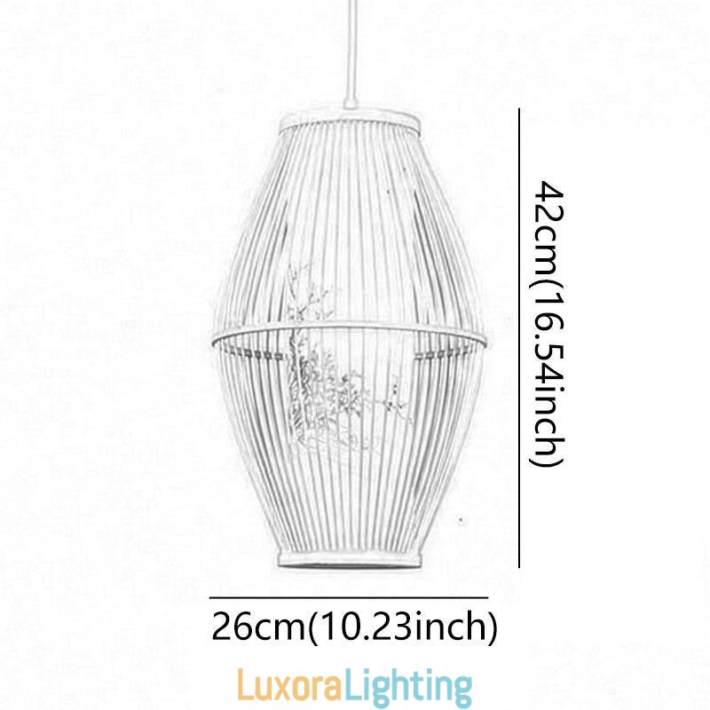 Designer Touch Decorative Classical Handmade Bamboo Pendant Light