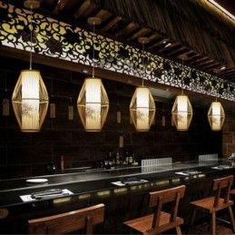 Designer Touch Decorative Classical Handmade Bamboo Pendant Light