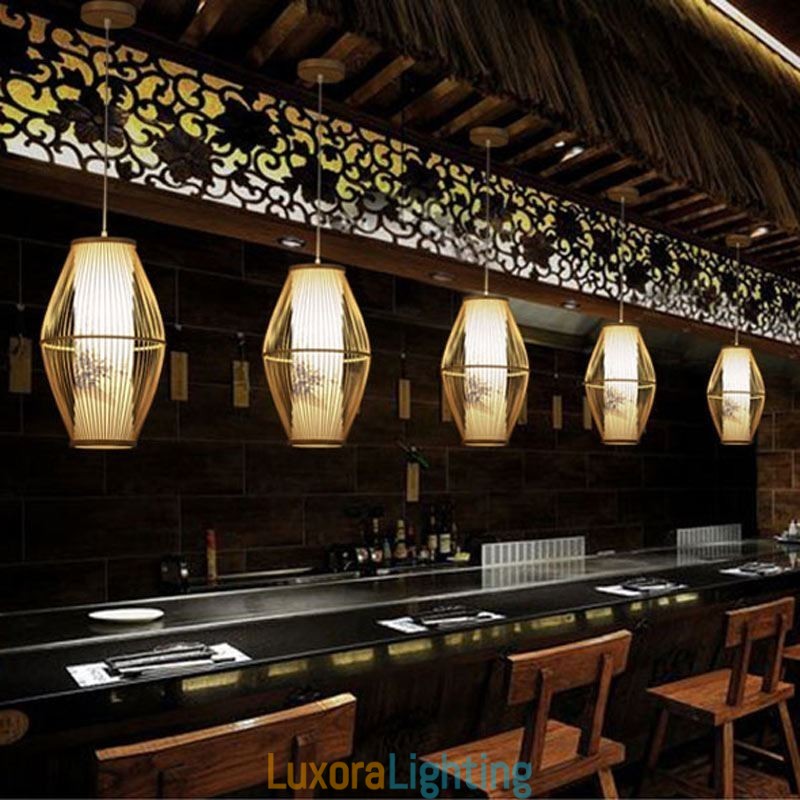 Designer Touch Decorative Classical Handmade Bamboo Pendant Light