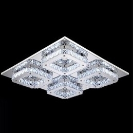 Designer Touch Decorative Modern Contemporary Electroplated Metal Flush Mount