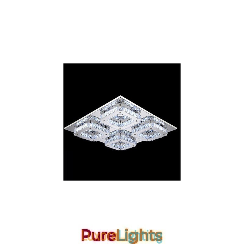 Designer Touch Decorative Modern Contemporary Electroplated Metal Flush Mount