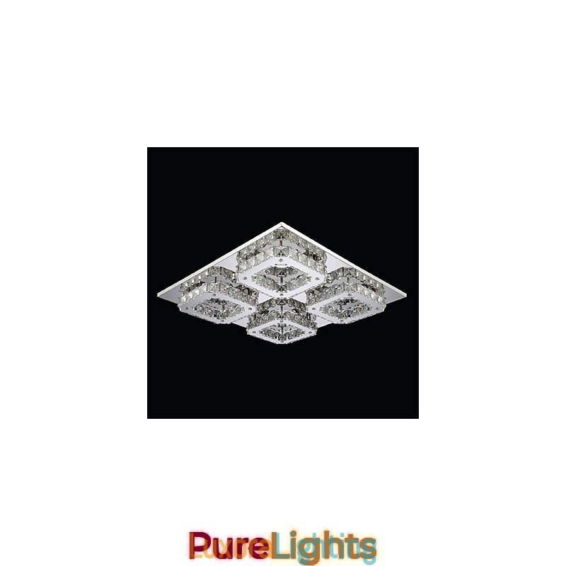 Designer Touch Decorative Modern Contemporary Electroplated Metal Flush Mount