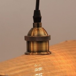 Designer Touch Decorative Creative Leaf Pendant Light Contemporary Bamboo Pendant Light Tearoom Lighting