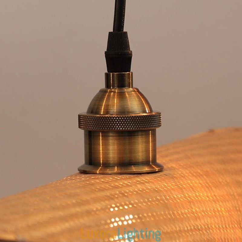 Designer Touch Decorative Creative Leaf Pendant Light Contemporary Bamboo Pendant Light Tearoom Lighting