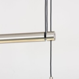 Designer Touch Decorative Modern 4 Light Pendant Light With Fabric Shade Adjustable Height