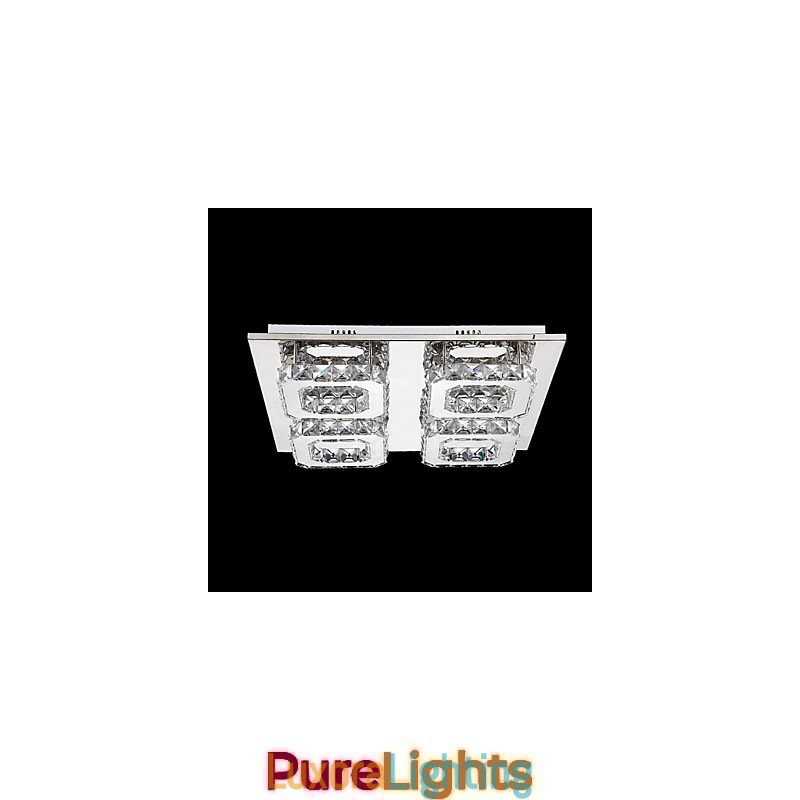 Designer Touch Decorative Modern Contemporary Electroplated Metal Flush Mount