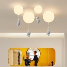 Designer Touch Decorative Nordic Ballon Ceiling Light Acrylic Pendant Light Kids Children