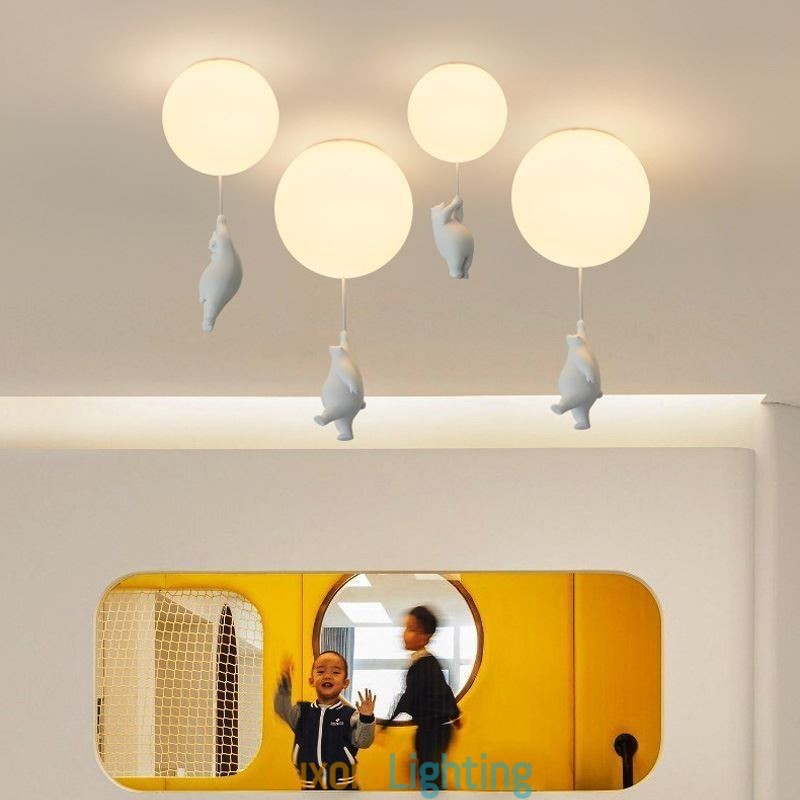 Designer Touch Decorative Nordic Ballon Ceiling Light Acrylic Pendant Light Kids Children