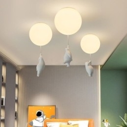 Designer Touch Decorative Nordic Ballon Ceiling Light Acrylic Pendant Light Kids Children