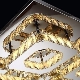 Designer Touch Decorative Modern Contemporary Electroplated Metal Flush Mount