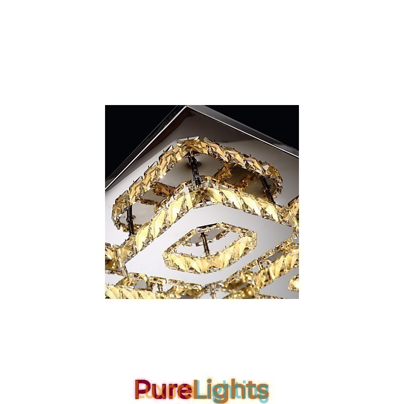 Designer Touch Decorative Modern Contemporary Electroplated Metal Flush Mount