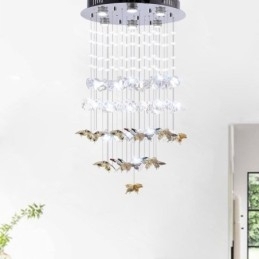 Designer Touch Decorative Nordic Pendant Light Creative Butterfly Glass Pendant Light