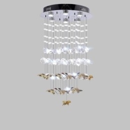Designer Touch Decorative Nordic Pendant Light Creative Butterfly Glass Pendant Light