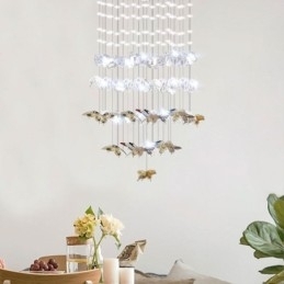 Designer Touch Decorative Nordic Pendant Light Creative Butterfly Glass Pendant Light