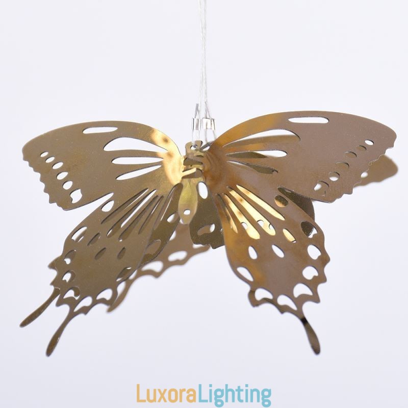 Designer Touch Decorative Nordic Pendant Light Creative Butterfly Glass Pendant Light