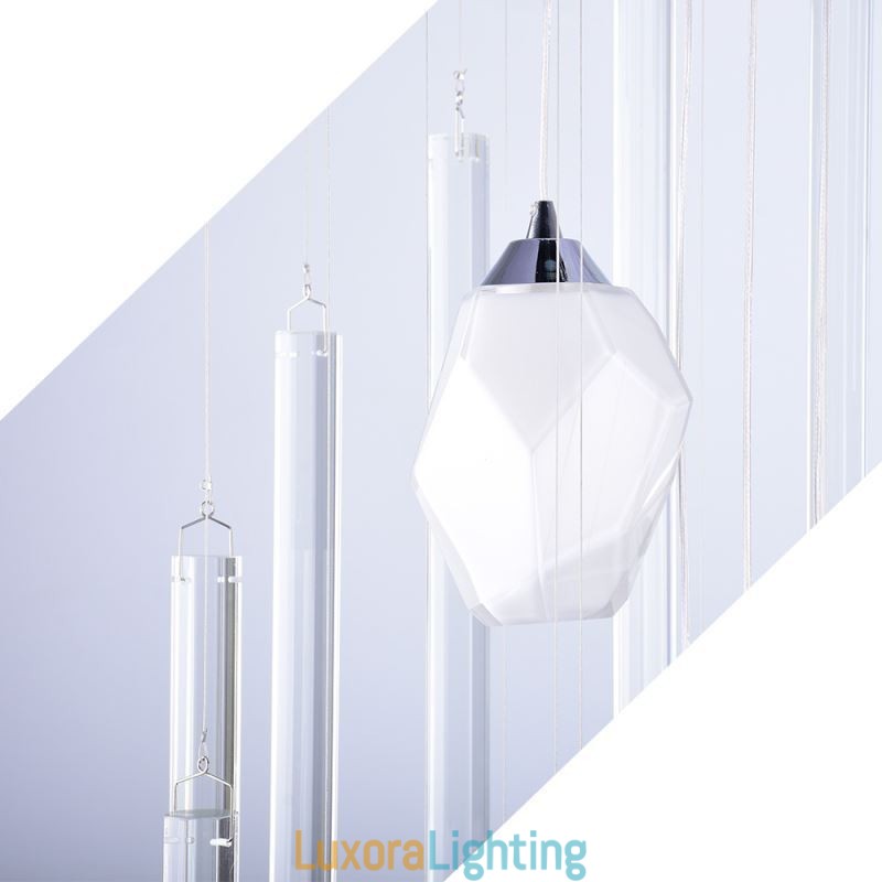 Designer Touch Decorative Cluster Pendant Light Modern Large Pendant Crystal Chandelier Duplex Staircase