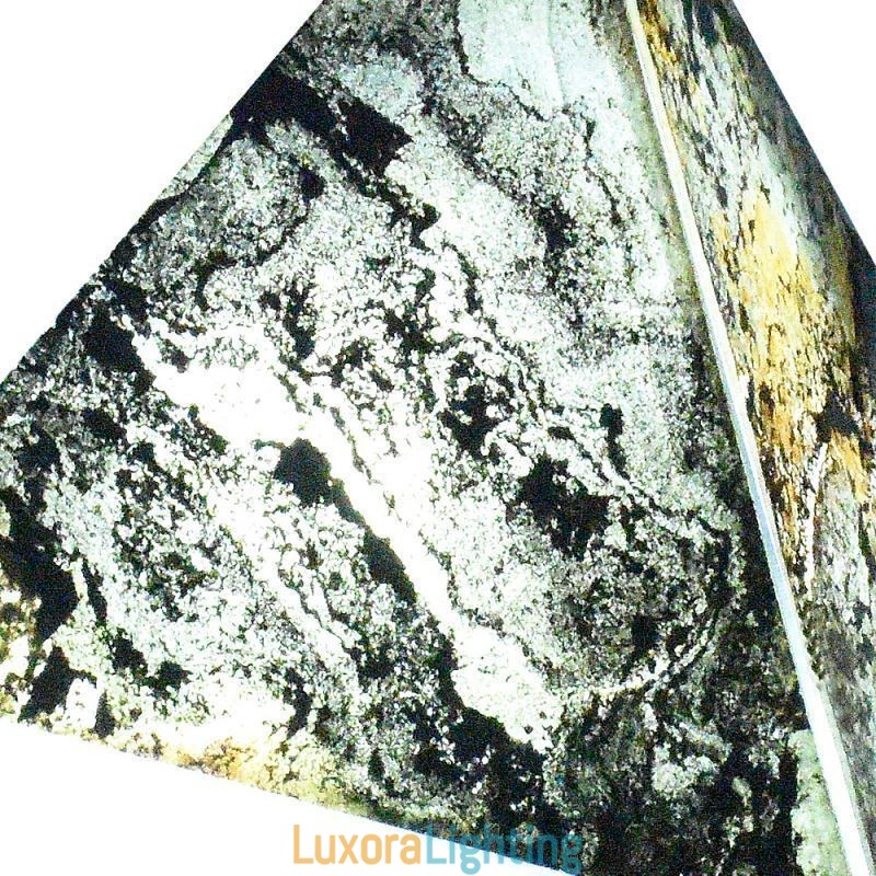 Designer Touch Decorative Geometric Pendant Light Diamond Shaped 3D Translucent Design