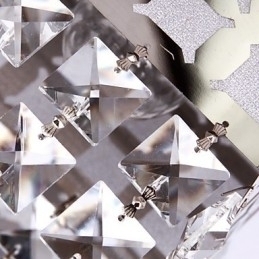 Designer Touch Decorative Chandelier Modern Crystal Stainless Living 4 Lights