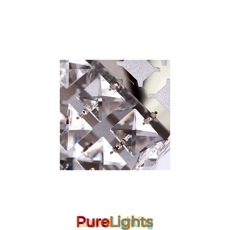 Designer Touch Decorative Chandelier Modern Crystal Stainless Living 4 Lights