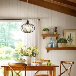 Designer Touch Decorative Retro Country Ceiling Light Hemp Rope Iron Bedside Pendant Light With Plug