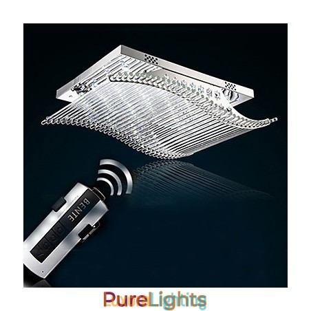 Designer Touch Decorative Modern Contemporary Glass Flush Mount