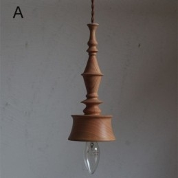 Designer Touch Decorative Rubberwood Pendant Light Ins Vintage Hanging Light