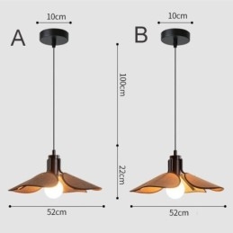 Designer Touch Decorative Nordic Pendant Light Wabi Sabi Style Fabric Lampshade Ceiling Light