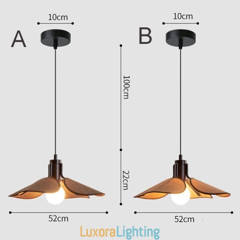 Designer Touch Decorative Nordic Pendant Light Wabi Sabi Style Fabric Lampshade Ceiling Light