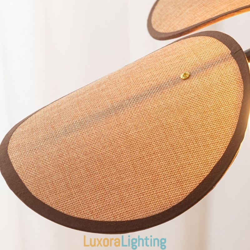 Designer Touch Decorative Nordic Pendant Light Wabi Sabi Style Fabric Lampshade Ceiling Light