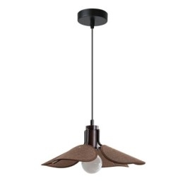 Designer Touch Decorative Nordic Pendant Light Wabi Sabi Style Fabric Lampshade Ceiling Light