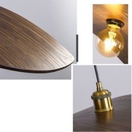 Designer Touch Decorative Solid Wood Pendant Light Creative Retro Ceiling Light