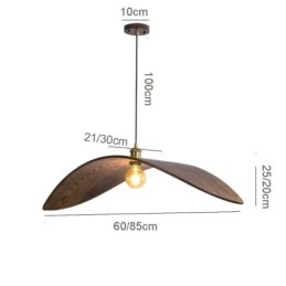 Designer Touch Decorative Solid Wood Pendant Light Creative Retro Ceiling Light