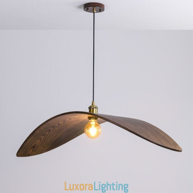 Designer Touch Decorative Solid Wood Pendant Light Creative Retro Ceiling Light