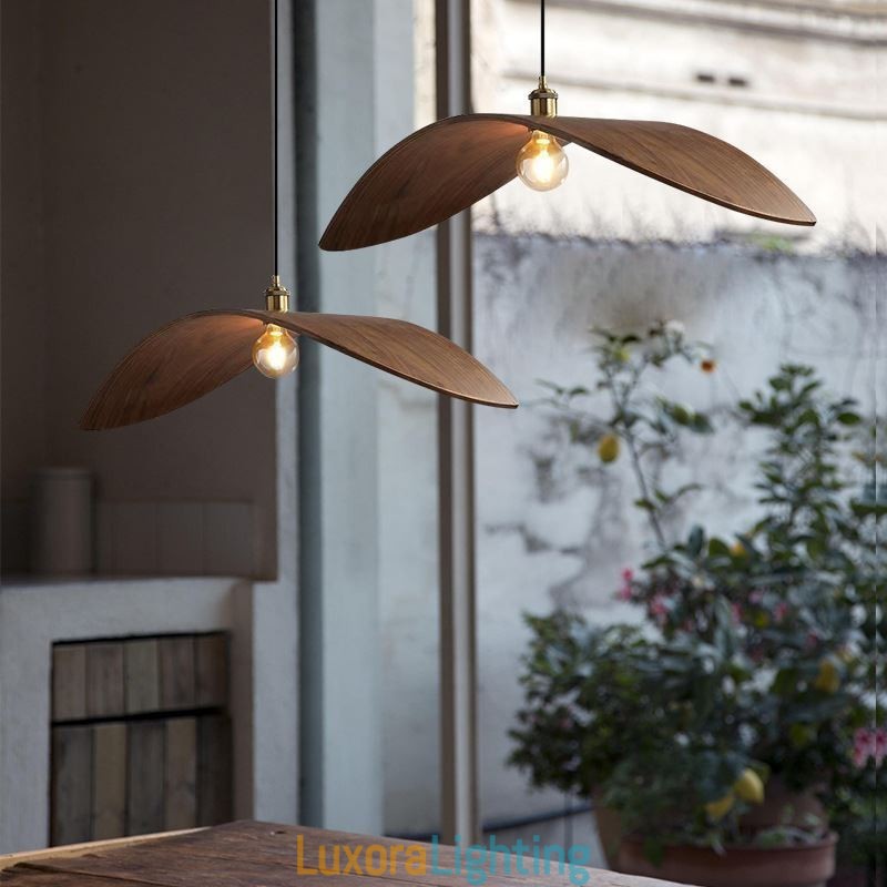 Designer Touch Decorative Solid Wood Pendant Light Creative Retro Ceiling Light