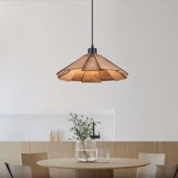 Designer Touch Decorative Retro Pendant Light Creative Wooden Ceiling Light