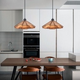 Designer Touch Decorative Retro Pendant Light Creative Wooden Ceiling Light