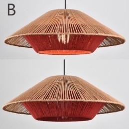 Designer Touch Decorative Hemp Rope Pendant Light Hand Woven Ceiling Light