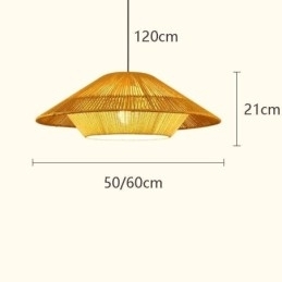 Designer Touch Decorative Hemp Rope Pendant Light Hand Woven Ceiling Light