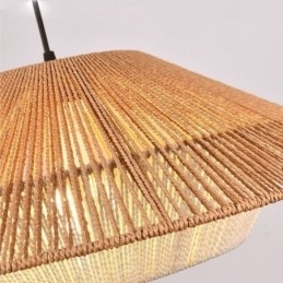 Designer Touch Decorative Hemp Rope Pendant Light Hand Woven Ceiling Light