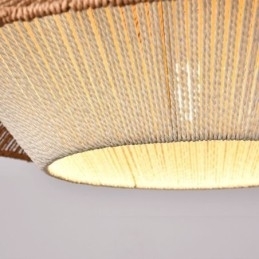 Designer Touch Decorative Hemp Rope Pendant Light Hand Woven Ceiling Light