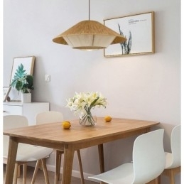 Designer Touch Decorative Hemp Rope Pendant Light Hand Woven Ceiling Light