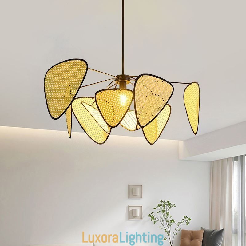Designer Touch Decorative Pendant Light Natural Simple Hand Weaved Ceiling Lamp