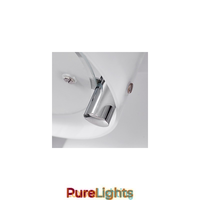 Designer Touch Decorative Modern Contemporary Chrome Metal Chandelier Flush Mount