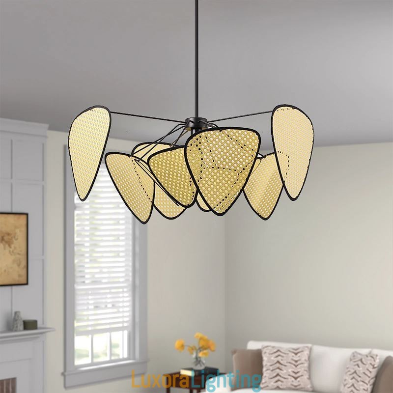 Designer Touch Decorative Pendant Light Natural Simple Hand Weaved Ceiling Lamp