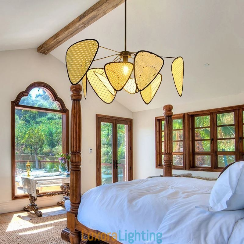 Designer Touch Decorative Pendant Light Natural Simple Hand Weaved Ceiling Lamp