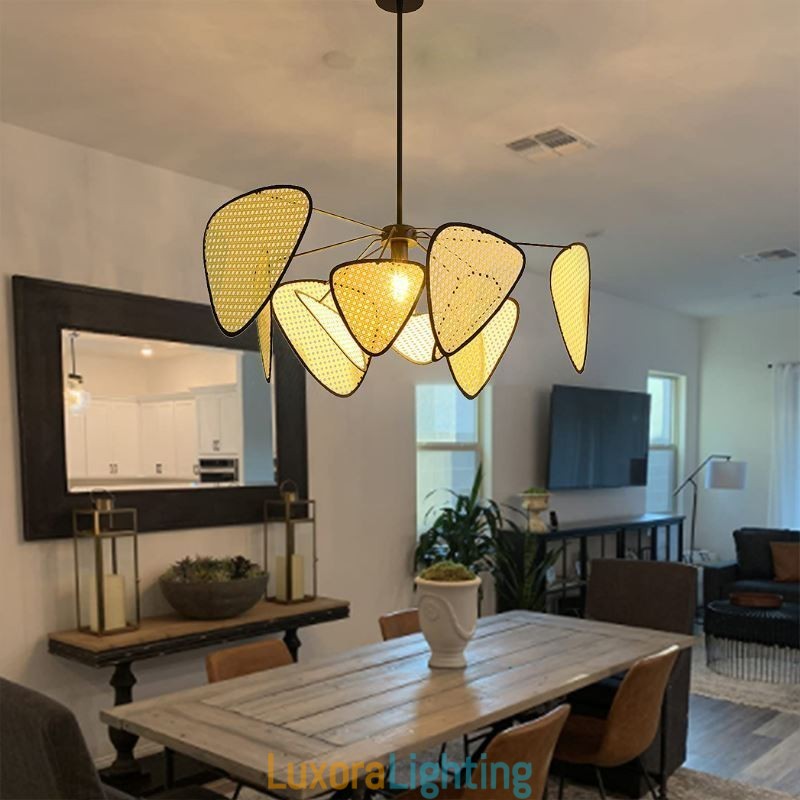 Designer Touch Decorative Pendant Light Natural Simple Hand Weaved Ceiling Lamp