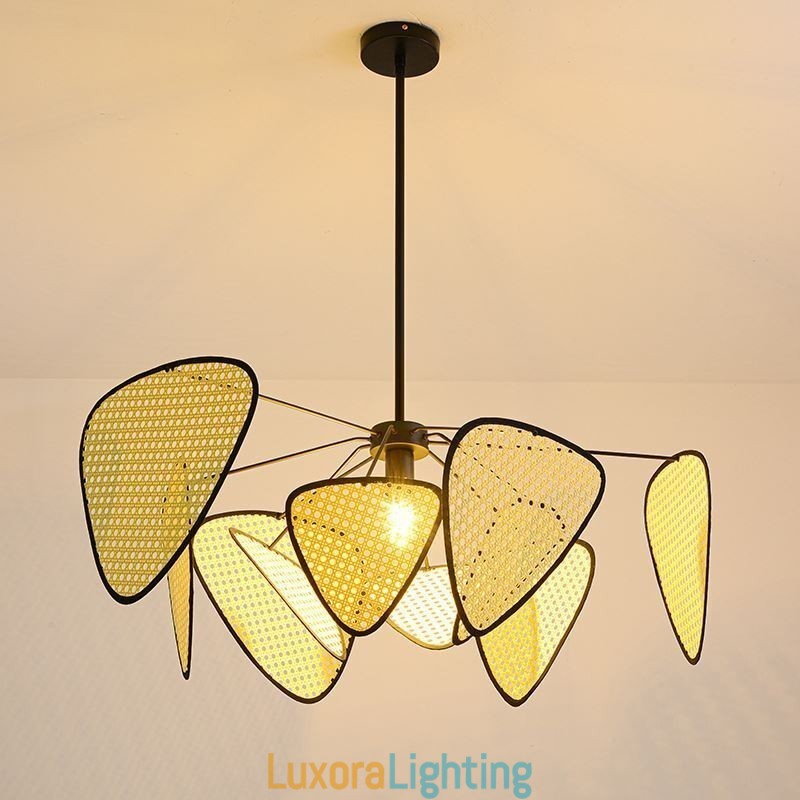 Designer Touch Decorative Pendant Light Natural Simple Hand Weaved Ceiling Lamp