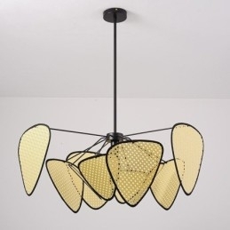 Designer Touch Decorative Pendant Light Natural Simple Hand Weaved Ceiling Lamp