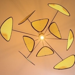 Designer Touch Decorative Pendant Light Natural Simple Hand Weaved Ceiling Lamp